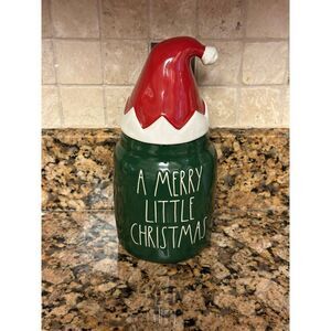 Rae Dunn A Merry Little Christmas canister‎